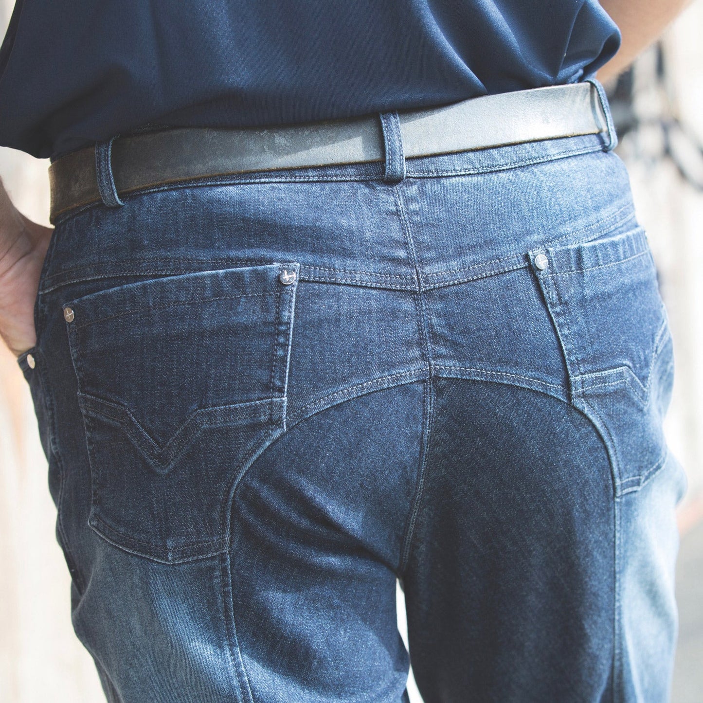 Mens Denim Breeches