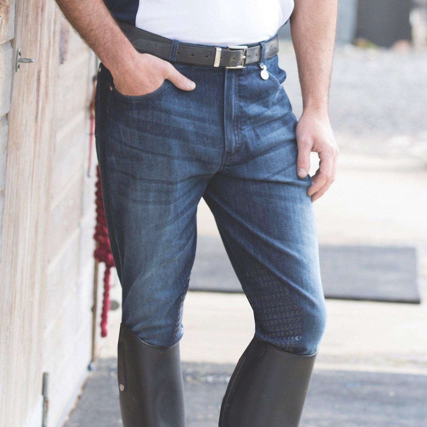 Mens Denim Breeches