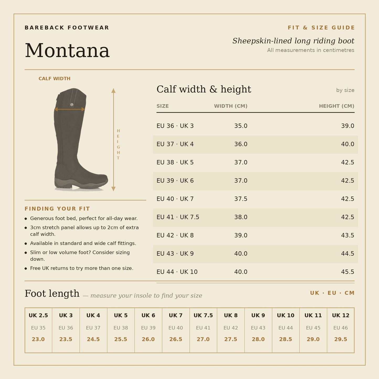 Montana Riding Boots - Blue - Standard and Wide Calf