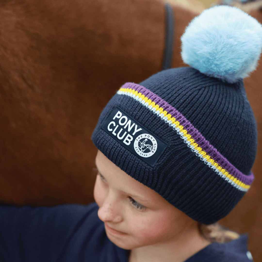 Official Pony Club Recycled Pom Knit Hat