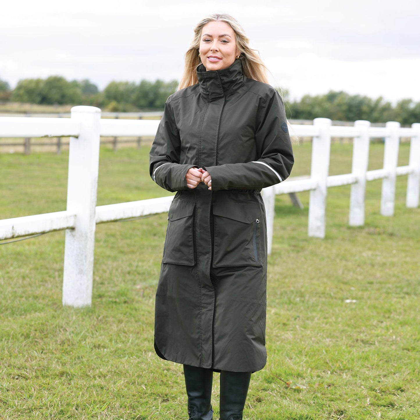 Utopia Luxe Long Waterproof Riding Coat