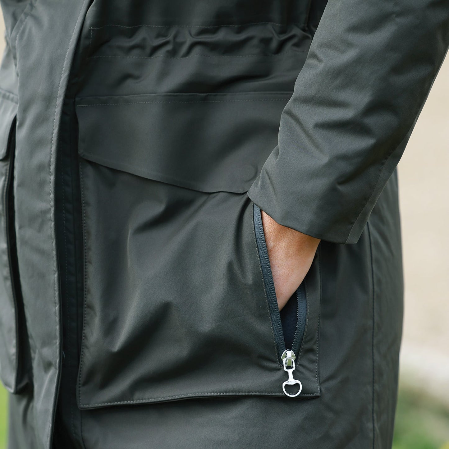Utopia Luxe Long Waterproof Riding Coat