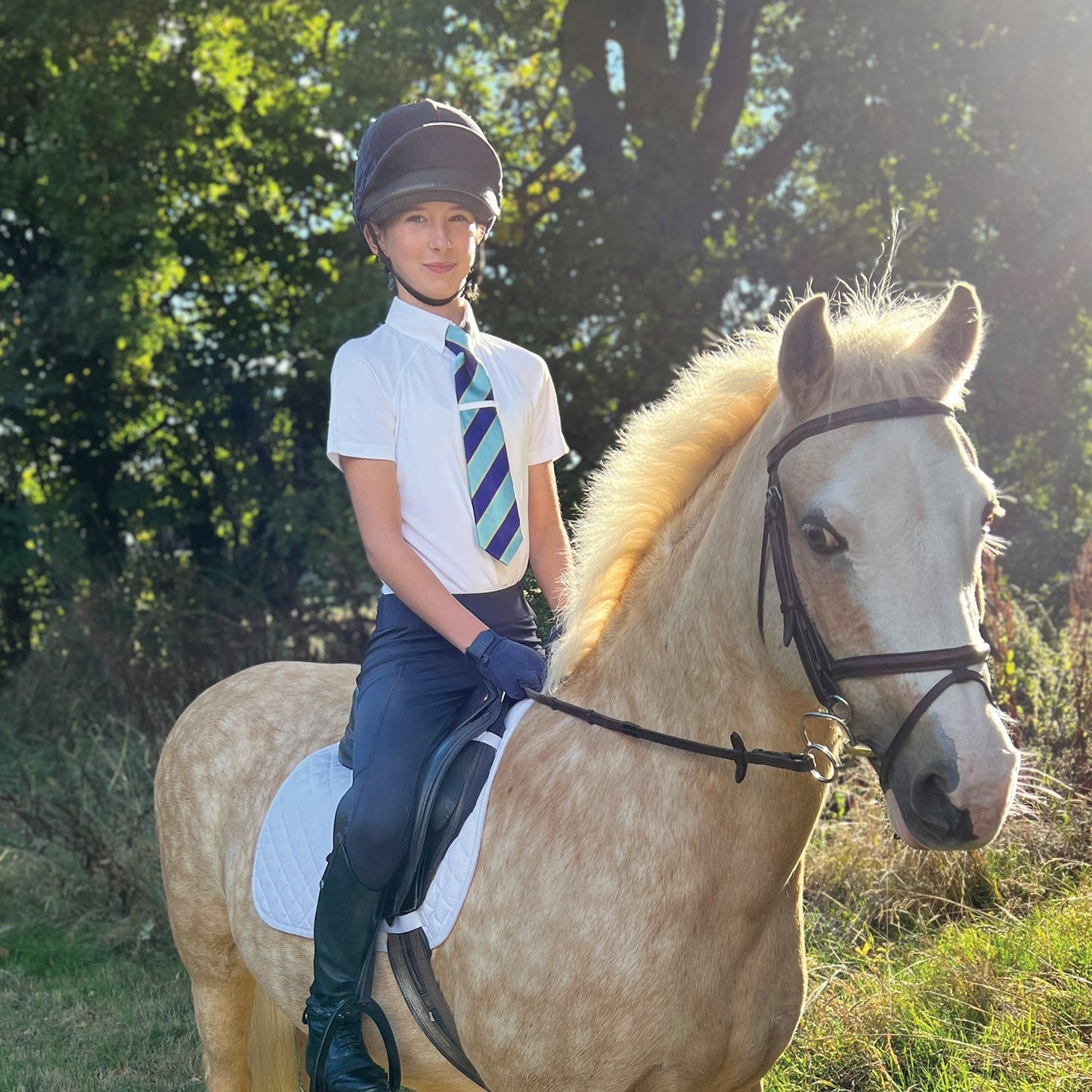 Junior Performance Aqua-Shield Riding Tights