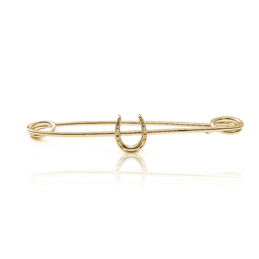 Traditional Horseshoe Stock Pin